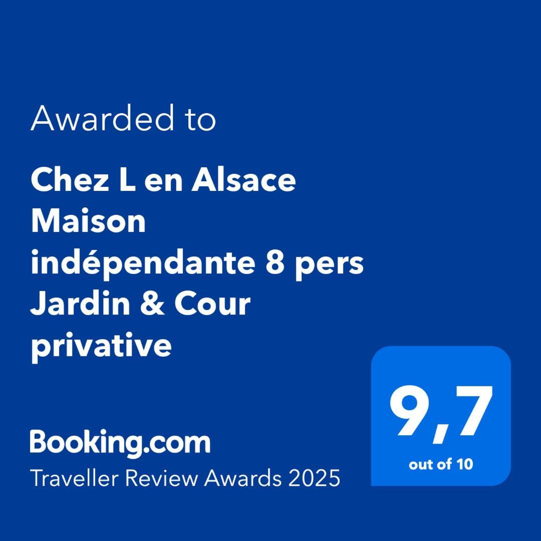 Ferienhaus Chez L En Alsace Maison Independante 8 Pers Jardin & Cour Privative
